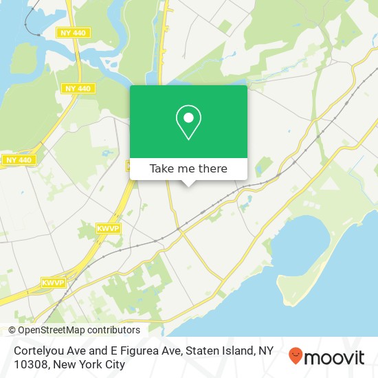 Cortelyou Ave and E Figurea Ave, Staten Island, NY 10308 map