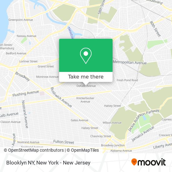 Mapa de Blooklyn NY