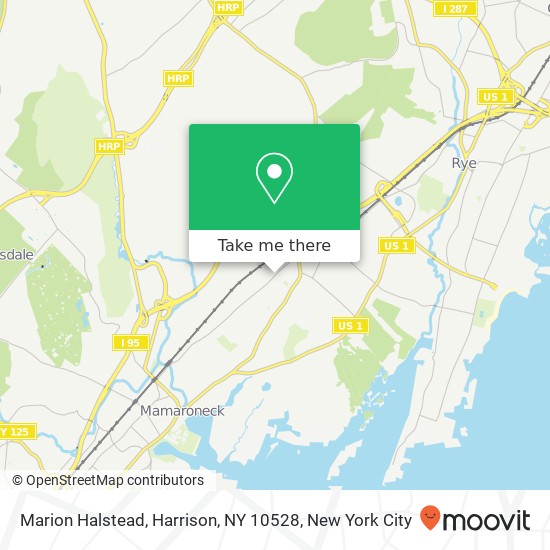 Marion Halstead, Harrison, NY 10528 map