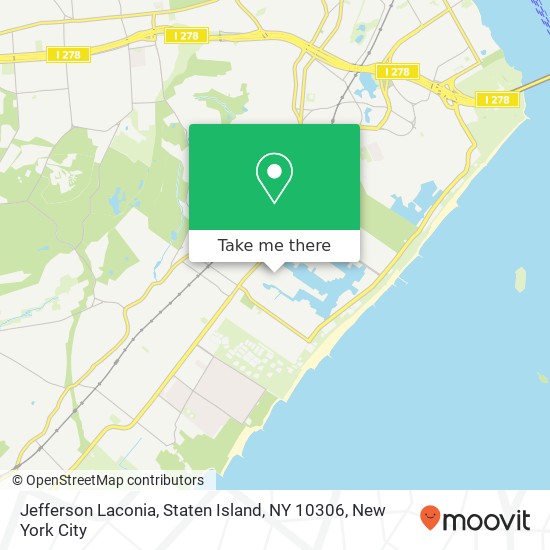 Jefferson Laconia, Staten Island, NY 10306 map