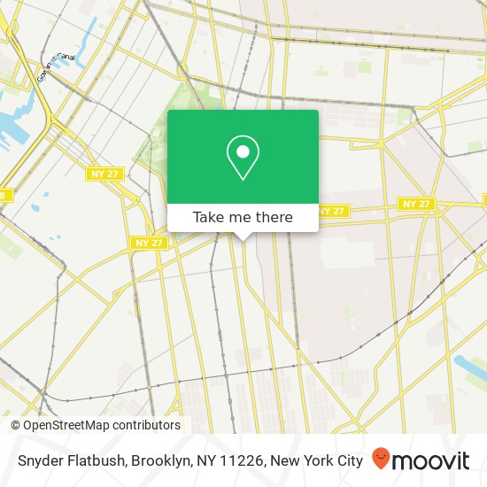 Snyder Flatbush, Brooklyn, NY 11226 map