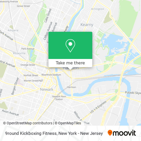 Mapa de 9round Kickboxing Fitness