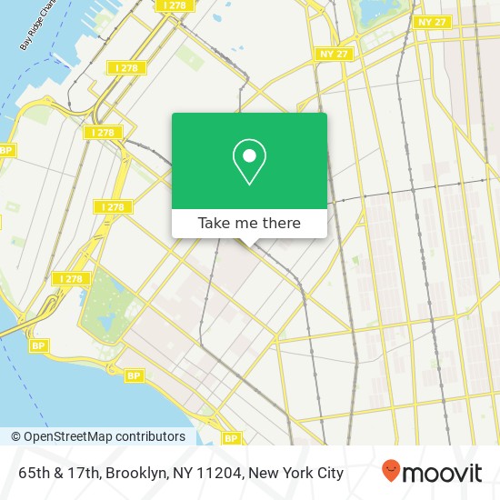 65th & 17th, Brooklyn, NY 11204 map