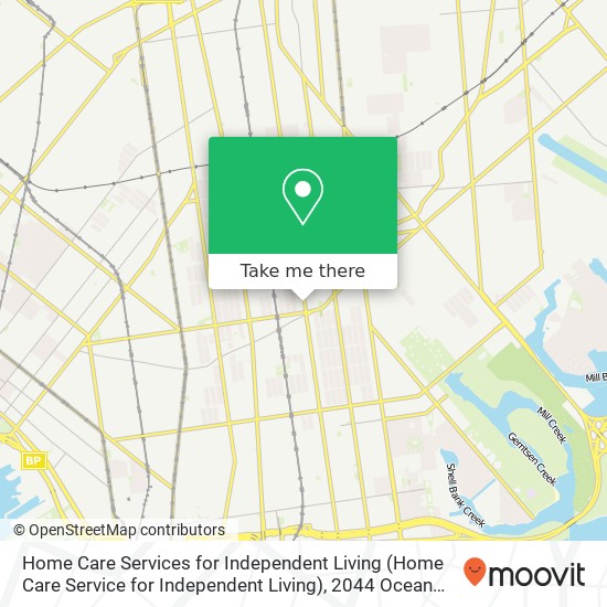 Mapa de Home Care Services for Independent Living (Home Care Service for Independent Living), 2044 Ocean Ave