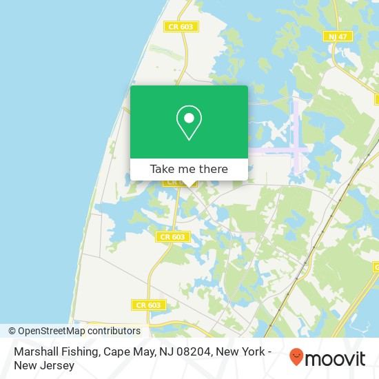 Marshall Fishing, Cape May, NJ 08204 map