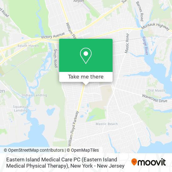 Mapa de Eastern Island Medical Care PC (Eastern Island Medical Physical Therapy)