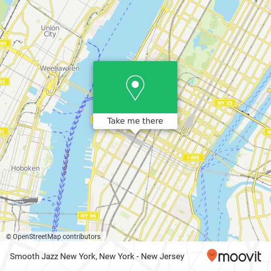 Mapa de Smooth Jazz New York