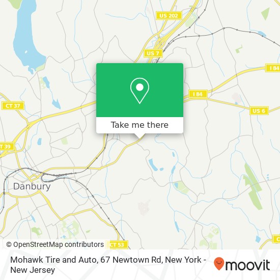 Mohawk Tire and Auto, 67 Newtown Rd map