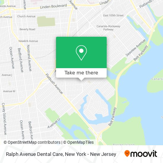 Mapa de Ralph Avenue Dental Care