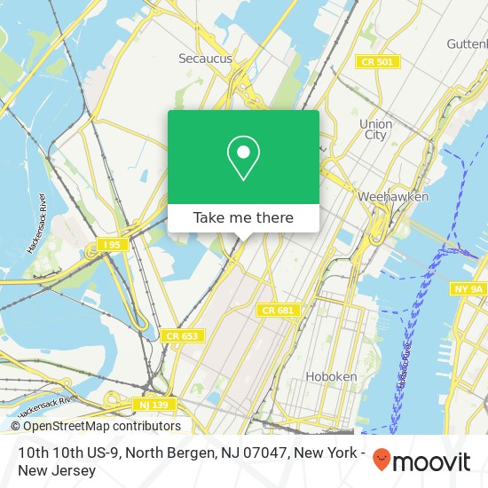 10th 10th US-9, North Bergen, NJ 07047 map