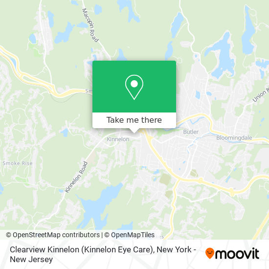 Clearview Kinnelon (Kinnelon Eye Care) map