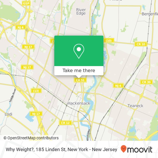 Mapa de Why Weight?, 185 Linden St