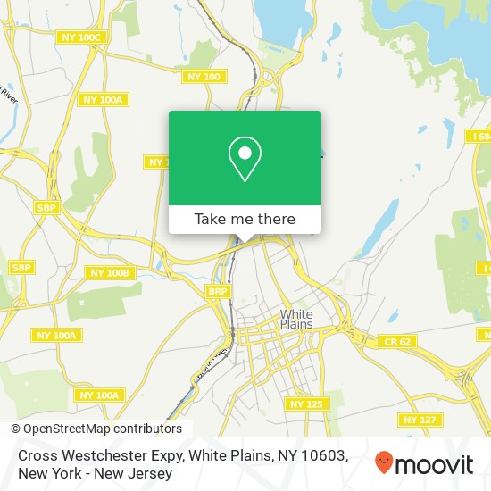 Mapa de Cross Westchester Expy, White Plains, NY 10603