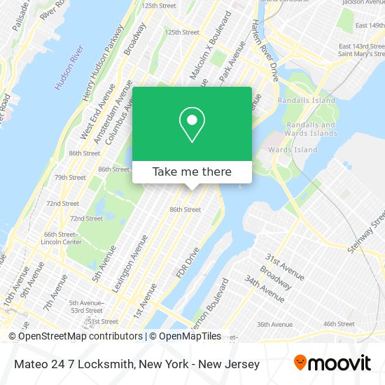 Mateo 24 7 Locksmith map