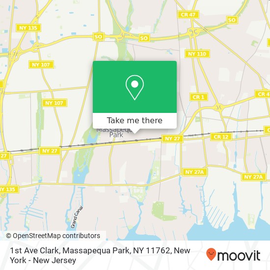 1st Ave Clark, Massapequa Park, NY 11762 map