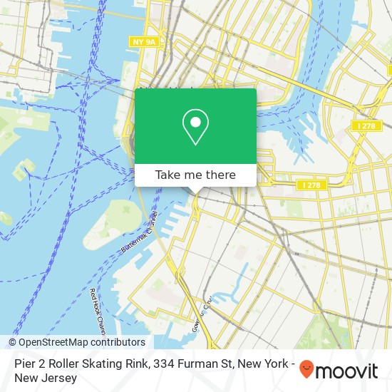 Pier 2 Roller Skating Rink, 334 Furman St map