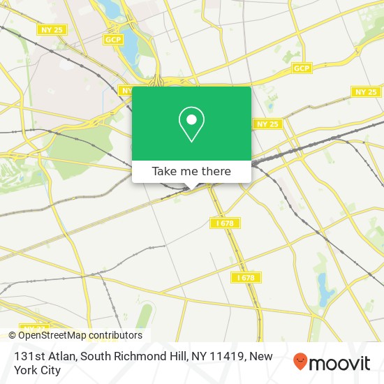 131st Atlan, South Richmond Hill, NY 11419 map