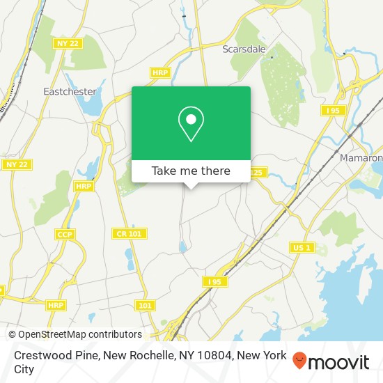 Crestwood Pine, New Rochelle, NY 10804 map