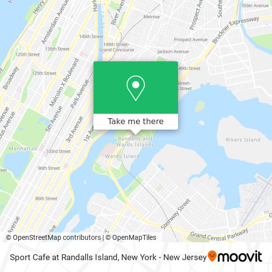 Sport Cafe at Randalls Island map