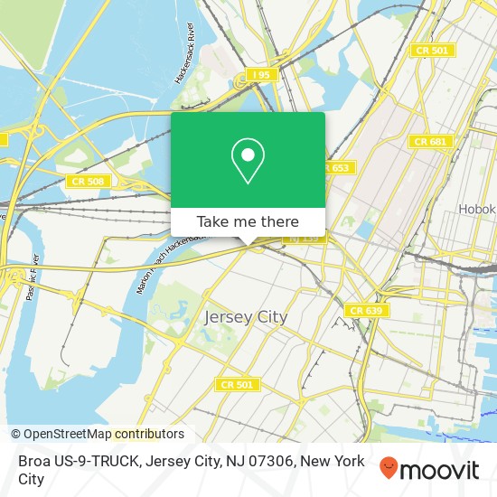 Broa US-9-TRUCK, Jersey City, NJ 07306 map