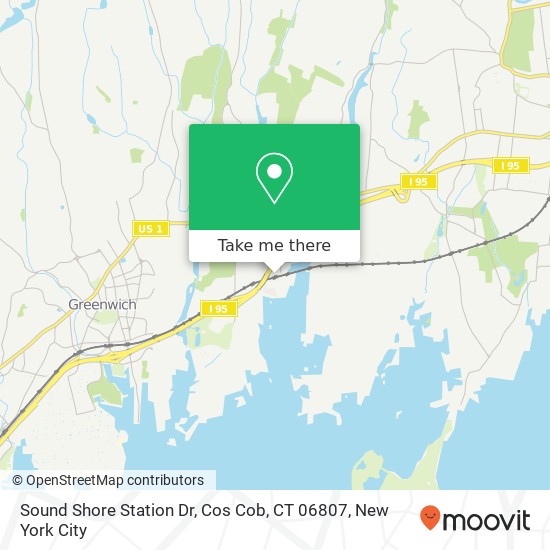 Mapa de Sound Shore Station Dr, Cos Cob, CT 06807