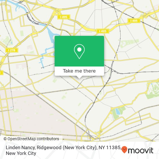 Linden Nancy, Ridgewood (New York City), NY 11385 map