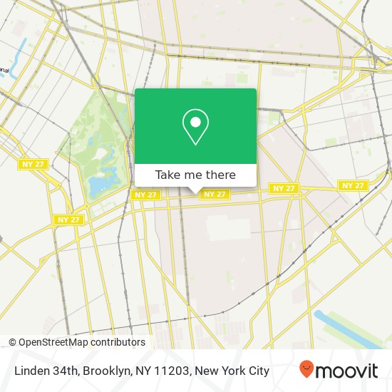 Linden 34th, Brooklyn, NY 11203 map