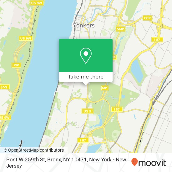 Post W 259th St, Bronx, NY 10471 map