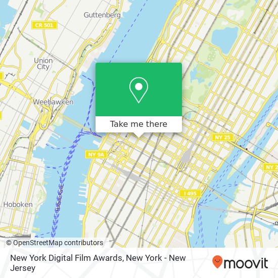 New York Digital Film Awards map