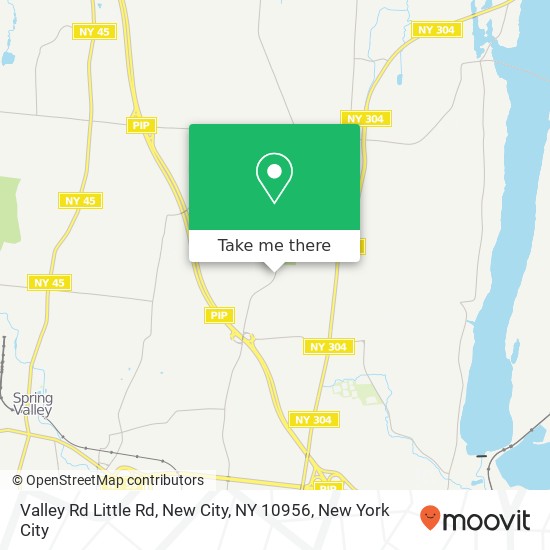 Mapa de Valley Rd Little Rd, New City, NY 10956
