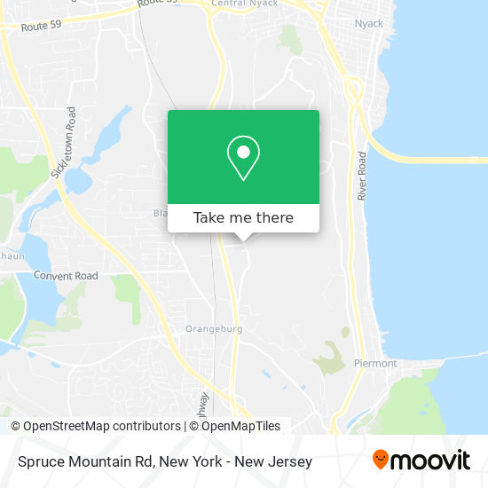 Spruce Mountain Rd map