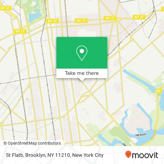 Mapa de St Flatb, Brooklyn, NY 11210