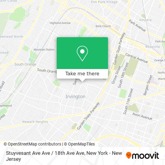 Stuyvesant Ave Ave / 18th Ave Ave map