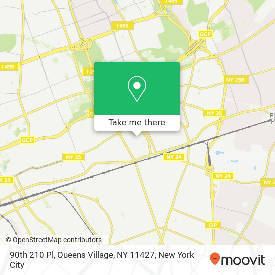 90th 210 Pl, Queens Village, NY 11427 map