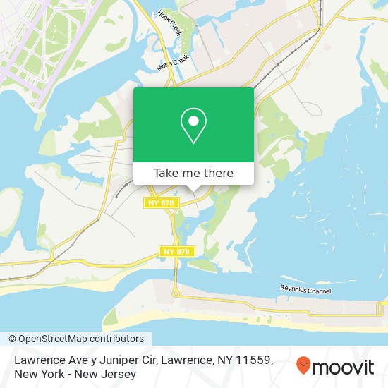 Mapa de Lawrence Ave y Juniper Cir, Lawrence, NY 11559