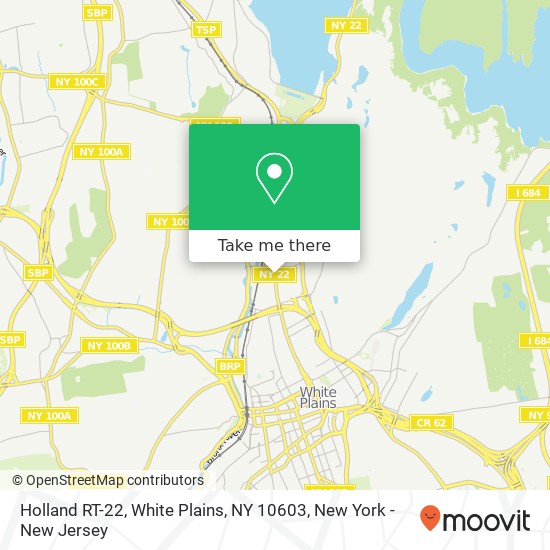 Mapa de Holland RT-22, White Plains, NY 10603