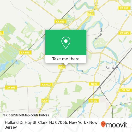 Holland Dr Hay St, Clark, NJ 07066 map