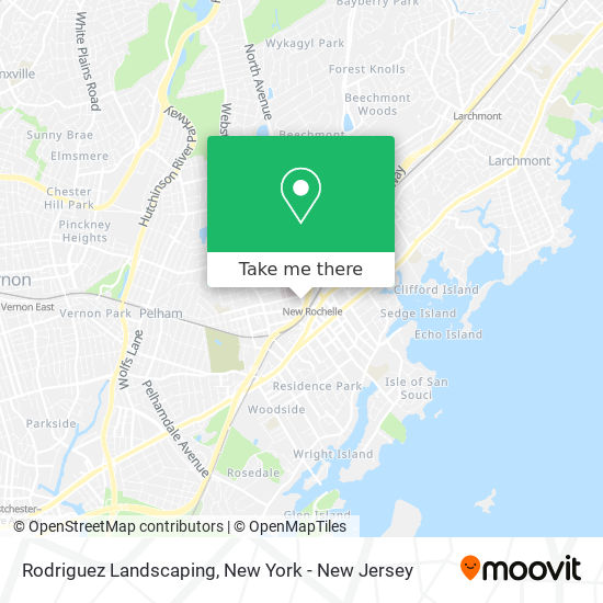 Rodriguez Landscaping map