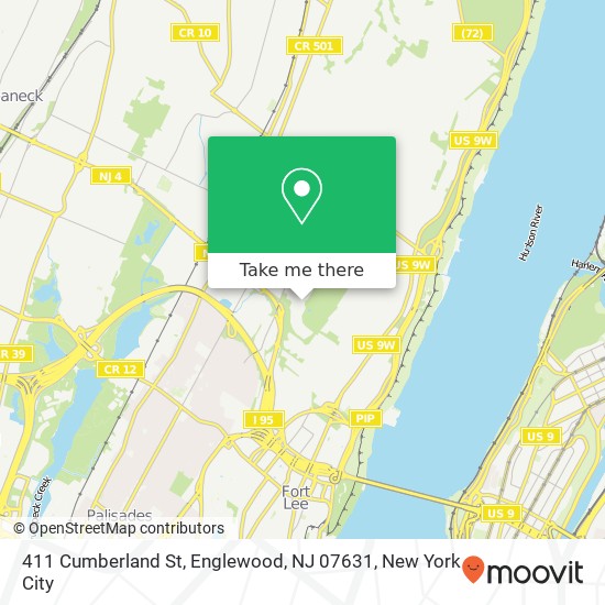 411 Cumberland St, Englewood, NJ 07631 map