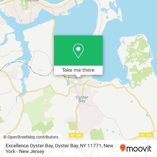 Mapa de Excellence Oyster Bay, Oyster Bay, NY 11771