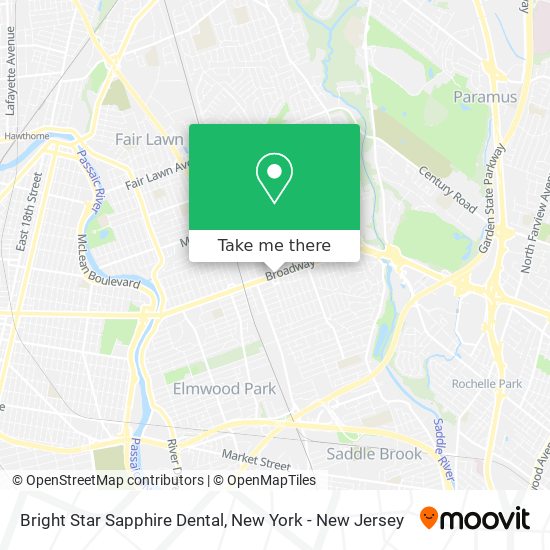 Bright Star Sapphire Dental map