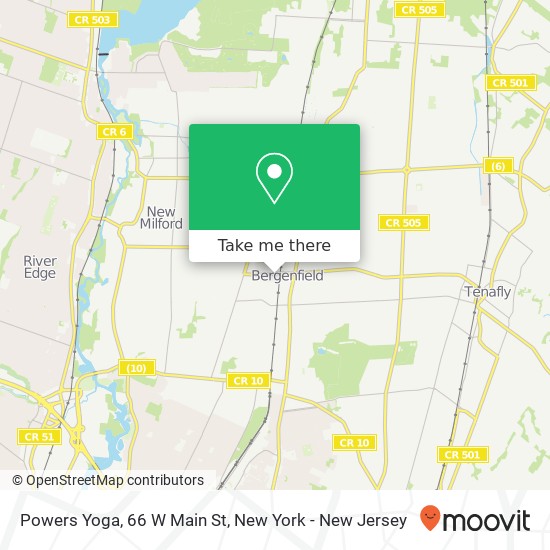 Powers Yoga, 66 W Main St map