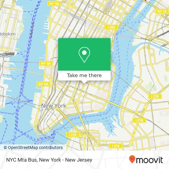 NYC Mta Bus map