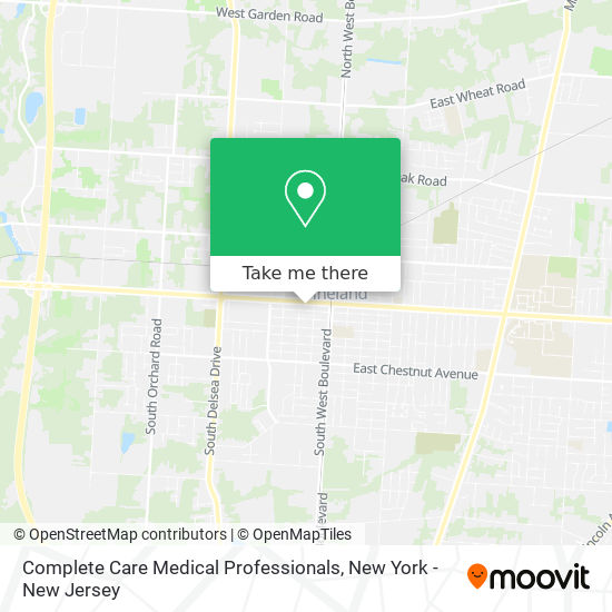 Mapa de Complete Care Medical Professionals