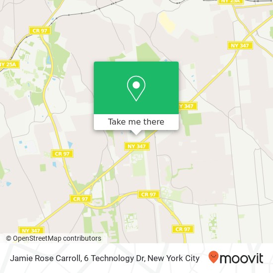 Mapa de Jamie Rose Carroll, 6 Technology Dr