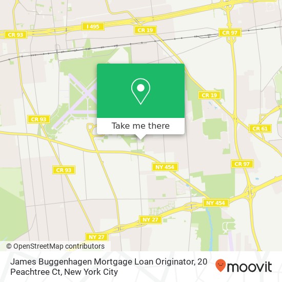 Mapa de James Buggenhagen Mortgage Loan Originator, 20 Peachtree Ct