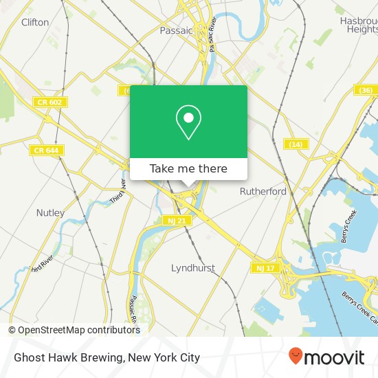 Mapa de Ghost Hawk Brewing