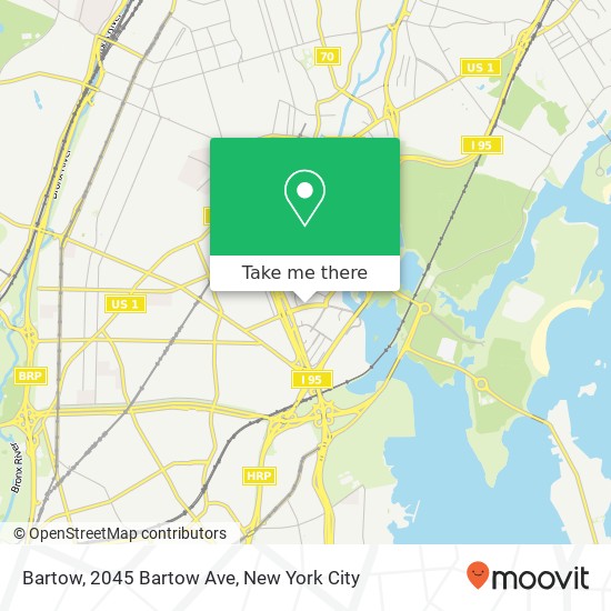 Bartow, 2045 Bartow Ave map
