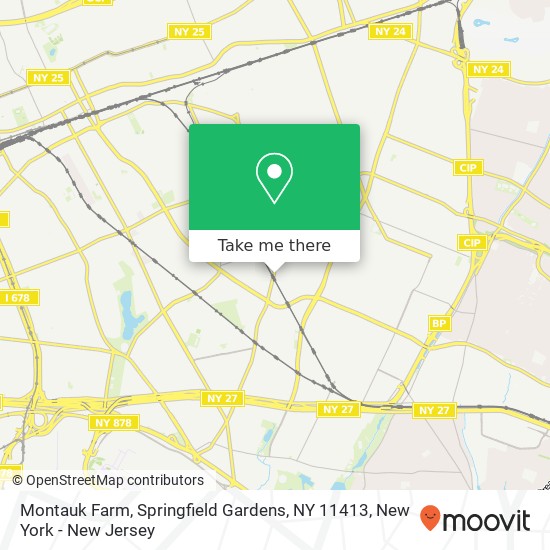 Mapa de Montauk Farm, Springfield Gardens, NY 11413