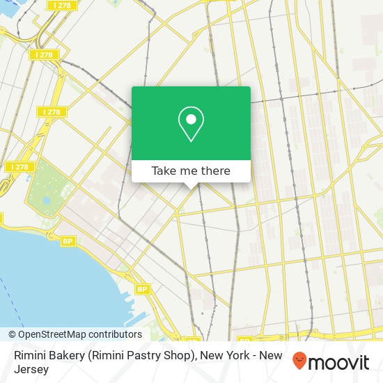 Mapa de Rimini Bakery (Rimini Pastry Shop)